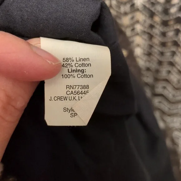 Madewell brown And Tan patterned short sleeve dress size 12 - Picture 6 of 6